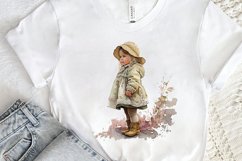 Watercolor Little Girls PNG Clipart Product Image 2