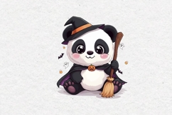 Halloween Panda, Cute Clipart Product Image 2
