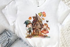Watercolor Hansel and Gretel PNG Clipart Product Image 2