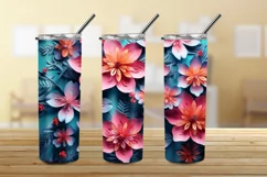 3D Colourful 20oz Skinny Tumbler Sublimation, 3d Tumbler Product Image 3