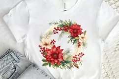 Christmas Holiday Wreath PNG Clipart Product Image 2
