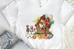 Watercolor Hansel and Gretel PNG Clipart Product Image 2