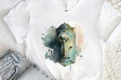 Watercolor Door Handle PNG Clipart Product Image 2