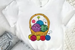 Watercolor Crochet Knitting PNG Clipart Product Image 2