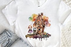 Watercolor Hansel and Gretel PNG Clipart Product Image 2