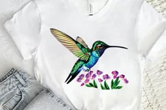 Watercolor Cute Hummingbird PNG Clipart Product Image 2
