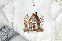 Watercolor Hansel and Gretel PNG Clipart Product Image 2