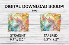 Unicorn Tumbler Wrap - 20 oz Tumbler Sublimation Product Image 2