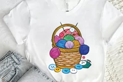 Watercolor Crochet Knitting PNG Clipart Product Image 2