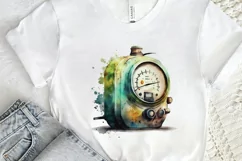 Watercolor Indicator Gas Tank PNG Clipart Product Image 2