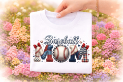 Baseball Mom Coquette Bow PNG Product Image 2