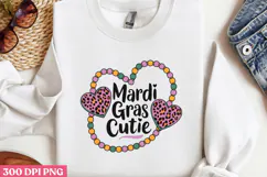 Mardi Gras Cutie PNG, Mardi Gras Sublimation PNG Product Image 2