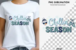 Winter phrases png design for T-shirts Product Image 1