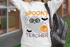 Spooky Teacher SVG, Halloween Teacher Svg, Funny Halloween. Product Image 2