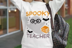 Spooky Teacher SVG, Halloween Teacher Svg, Funny Halloween. Product Image 2