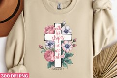 Walk by faith, not by sight PNG, Christian Jesus Sublimation Product Image 2
