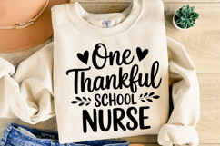 One Thankful School Nurse Svg | Halloween Svg | Shirt Svg Product Image 2