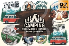 Camping PNG Sublimation Bundle 7 Product Image 1