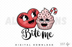 Bite Me Sublimation PNG, Funny Bite Me PNG Design Product Image 1