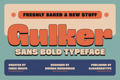 Gulker - Dynamic Display Font Product Image 1