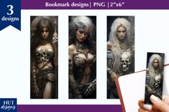 Warrior woman bookmark PNG Fantasy bookmark designs Product Image 1