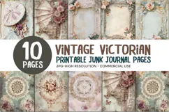 Vintage Victorian Junk Journal Pages Product Image 1