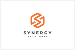 Hexagon Letter S Logo Design Vector Template Product Image 1