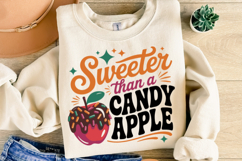 Sweeter than a Candy Apple Svg | Halloween Svg | Shirt Svg Product Image 2