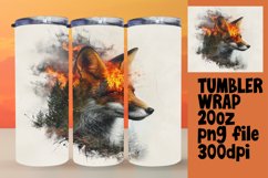 Double Exposure Tumbler Art Product Image 1