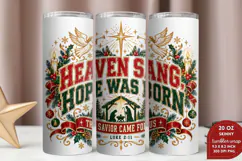 Peace Joy Grace Jesus Tumbler Wrap, Christian Christmas 20oz Product Image 2