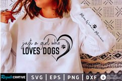 Just A Girl Who SVG, Sleeve SVG Design Product Image 3