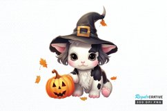 Baby Cow For Halloween Sublimation PNG Clipart Product Image 1