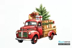 Christmas Truck PNG Clipart Product Image 1