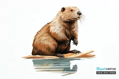 Woodland Baby Animals PNG Clipart Product Image 1