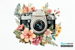 Floral Red Butterfly Couple PNG Clipart Product Image 1