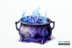 Big Watercolor Halloween PNG Clipart Product Image 1