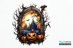 Haunted House Halloween PNG Clipart Product Image 1