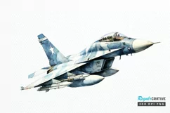 Fighter Aircraft Watercolor PNG Clipart Product Image 1