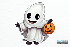 Big Watercolor Halloween PNG Clipart Product Image 1