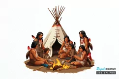 Life Of Native American PNG Clipart Product Image 1