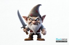 Scary Gnome Clipart PNG Clipart Product Image 1