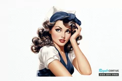 Sailor Pin Up Girls PNG Clipart Product Image 1