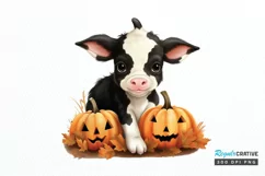 Baby Cow For Halloween Sublimation PNG Clipart Product Image 1