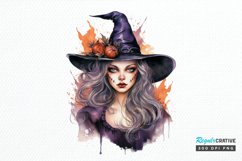 Big Watercolor Halloween PNG Clipart Product Image 1