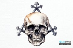 Big Watercolor Halloween PNG Clipart Product Image 1