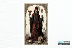 Skeleton Witch Tarot Card PNG Clipart Product Image 1