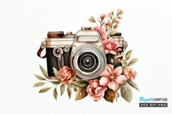 Floral Red Butterfly Couple PNG Clipart Product Image 1