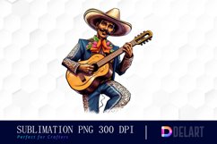 Mexican Mariachi Musician Clipart Set Product Image 1
