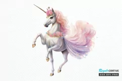 Ballerina Unicorns PNG Clipart Product Image 1