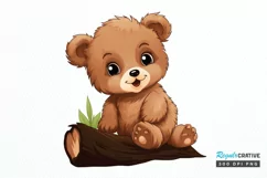 Woodland Baby Animals PNG Clipart Product Image 1